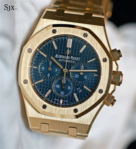 audemars piguet royal oak full gold|Audemars Piguet gold price.